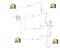 Соединение шлангов гидромотора и гидрораспределителя (часть 1) 13784011