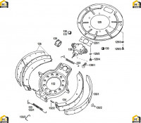 3. Тормоз дисковый однопоршневой с клиновым разжимом