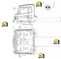 Кабина в сборе SY5303JW1.10.1 12339763