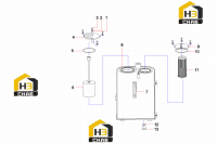 Бак гидравлический 13060533