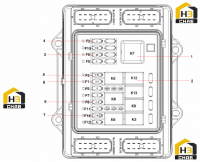 Блок предохранителей SY85C1K2S.5C.1.1-1 12824424