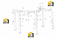 Каркас кабины 13088187