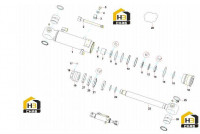 Цилиндр отвала 13239088