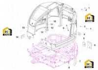 Обвес кабины 13088594