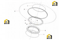 Подшипник поворотный 12900566