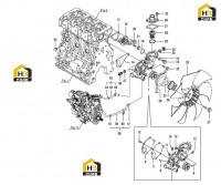 Система охлаждения двигателя 60292533