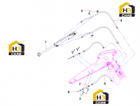 Трубки цилиндра подъема 13070069