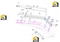 Трубки гидравлические стрелы 13070069