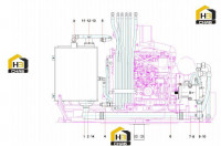 Трубопровод бака гидравлического 13090844
