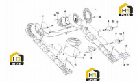 Устройство гусениц 13094106