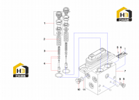 Винты регулировки клапана управления ходовой части 60129665