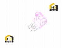 Зубья ковша 13075563