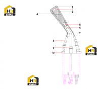Джойстик левый 11145459