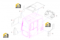 Обшивка кабины внутренняя 60197711