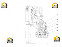 Трубопровод гидравлический подъемного механизма 11430024 (часть 3)