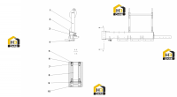 Каретка кабины  13824067