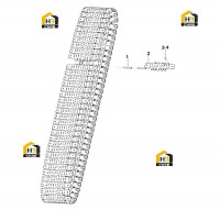 Башмак гусеницы 12145342