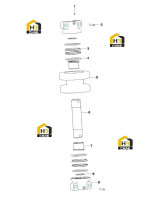 Каток опорный 10113039