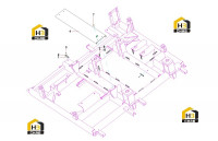 Крепления жгута проводов двигателя 13943254