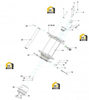 Лебедка вспомогательного подъема 12161262