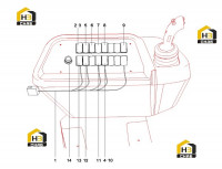 Панель управления левая 13083734