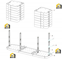 Противовес задний 12198956