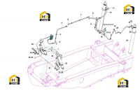 Система гидравлическая цилиндров крана 14008425