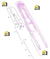 Система гидравлическая подъемной мачты 12226414