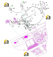 Система сервогидравлическая платформы 14008638
