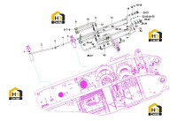 Трубопровод гидравлический платформы 14008660