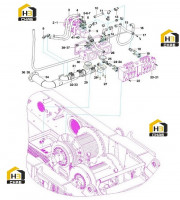 Трубопровод гидравлический плунжерного насоса 14007854