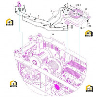 Трубопровод системы охлаждения 14008612