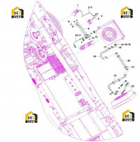 Трубопровод возврата масла 14008592