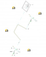 Зеркало заднего вида левое 12805346