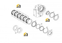 Блок фрикционов 4143.151.006