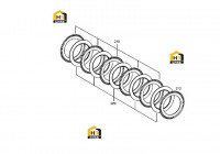 Блок фрикционов 4143.151.405