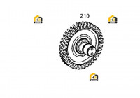 Шестерня выходного вала 4143.103.401