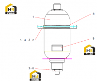 Аккумулятор главный 13424467