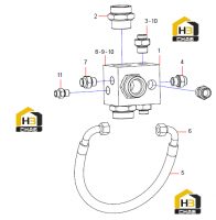 Блок маслосборный 10875728