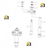 Компонент блокировки спредера 13394788