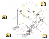 Комплектующие кабины 13487579