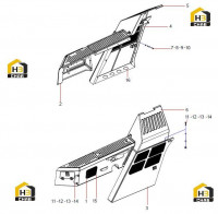 Комплектующие рамы 13115789
