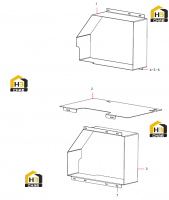 Корпус блока кондиционера 13434648