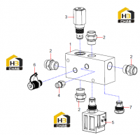 Клапан переключающий охлаждения A819700001629