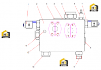Клапан правого подъема 13848007
