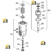 Клапан тормозной B220401001141