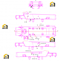 Крепление трубопровода кондиционера 14098130