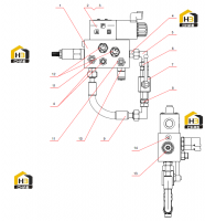 Группа тормозных клапанов 13886762