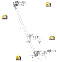 Механизм блокировки спредера 13559316