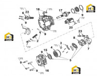 Насос плунжерный B220301000262